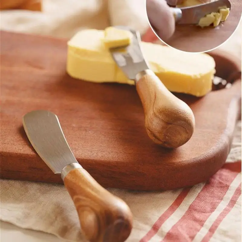 1 ~ 10ШТ. Детская лопатка для сливочного масла для сыра, нож для нарезки сэндвич-торта, лезвие ножа из нержавеющей стали, инструмент для выпечки, Кухня2