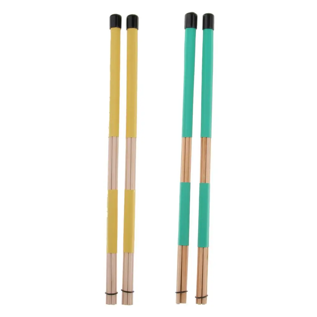 1 пара деревянных барабанов, мультиудочки, палочки, барабанные палочки, щетки с резиновой ручкой1