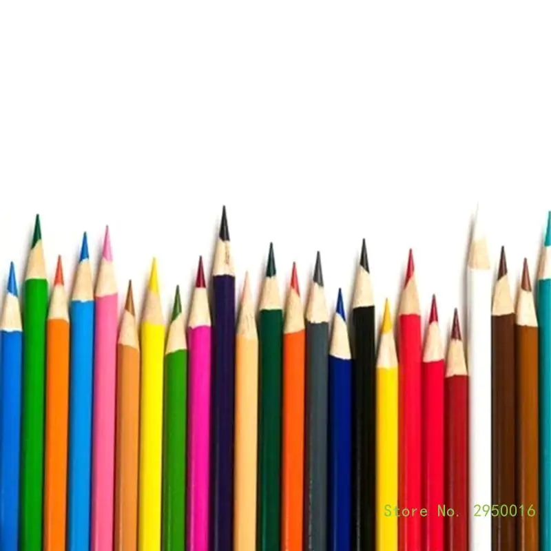 10 шт. Карандаши, Акварельные карандаши с ластиком, Портативный Набор цветных карандашей для рисования, раскрашивания и письма учащихся0