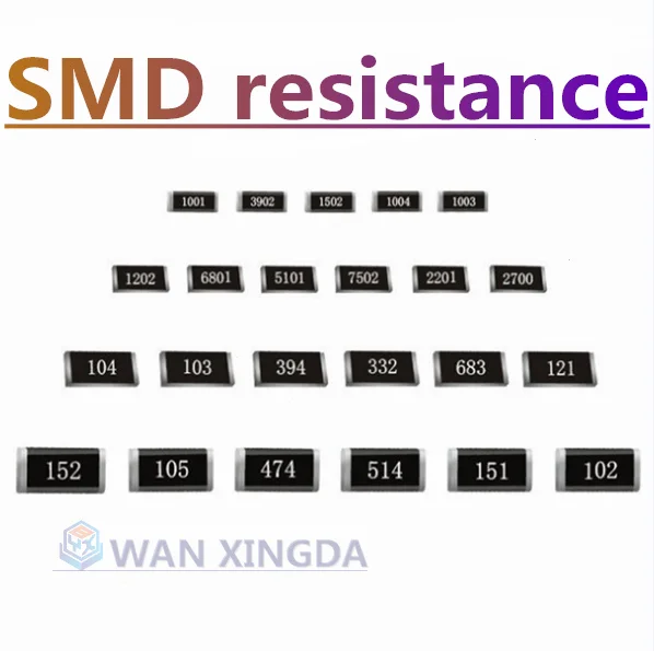 100шт SMD 1206 1% Высокоточный Резистор 1R 2R 3R 4R 5.6R 10R 20R 30R 40R 56R 68R 82R 0.1R 100R 220R 470R 1K 10K 20K 33K 82K1