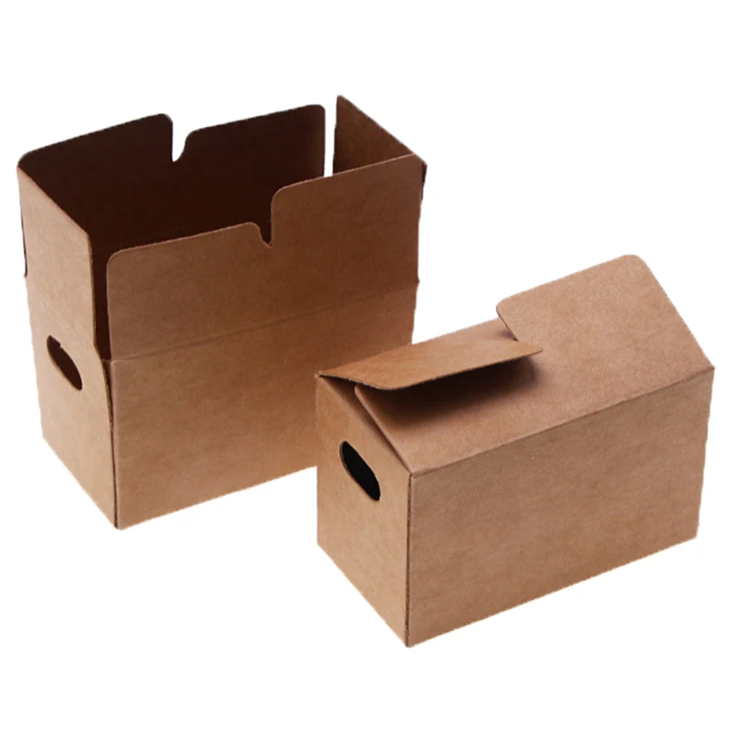 2 шт. Аксессуары для кукольного домика, Мини-бумажная Экспресс-коробка, коробка для хранения, модель кукольного домика, украшения1
