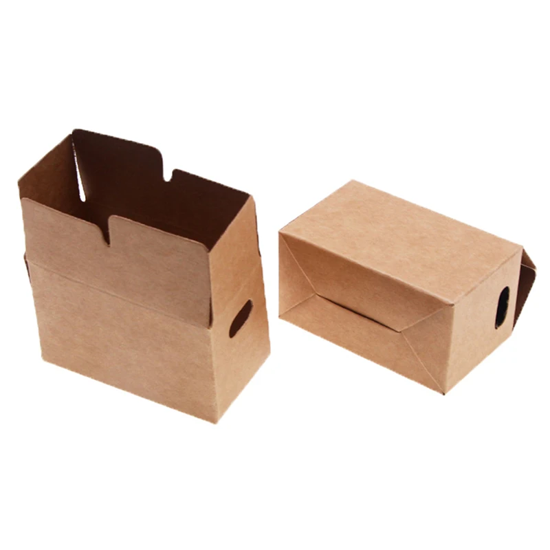 2 шт. Аксессуары для кукольного домика, Мини-бумажная Экспресс-коробка, коробка для хранения, модель кукольного домика, украшения2