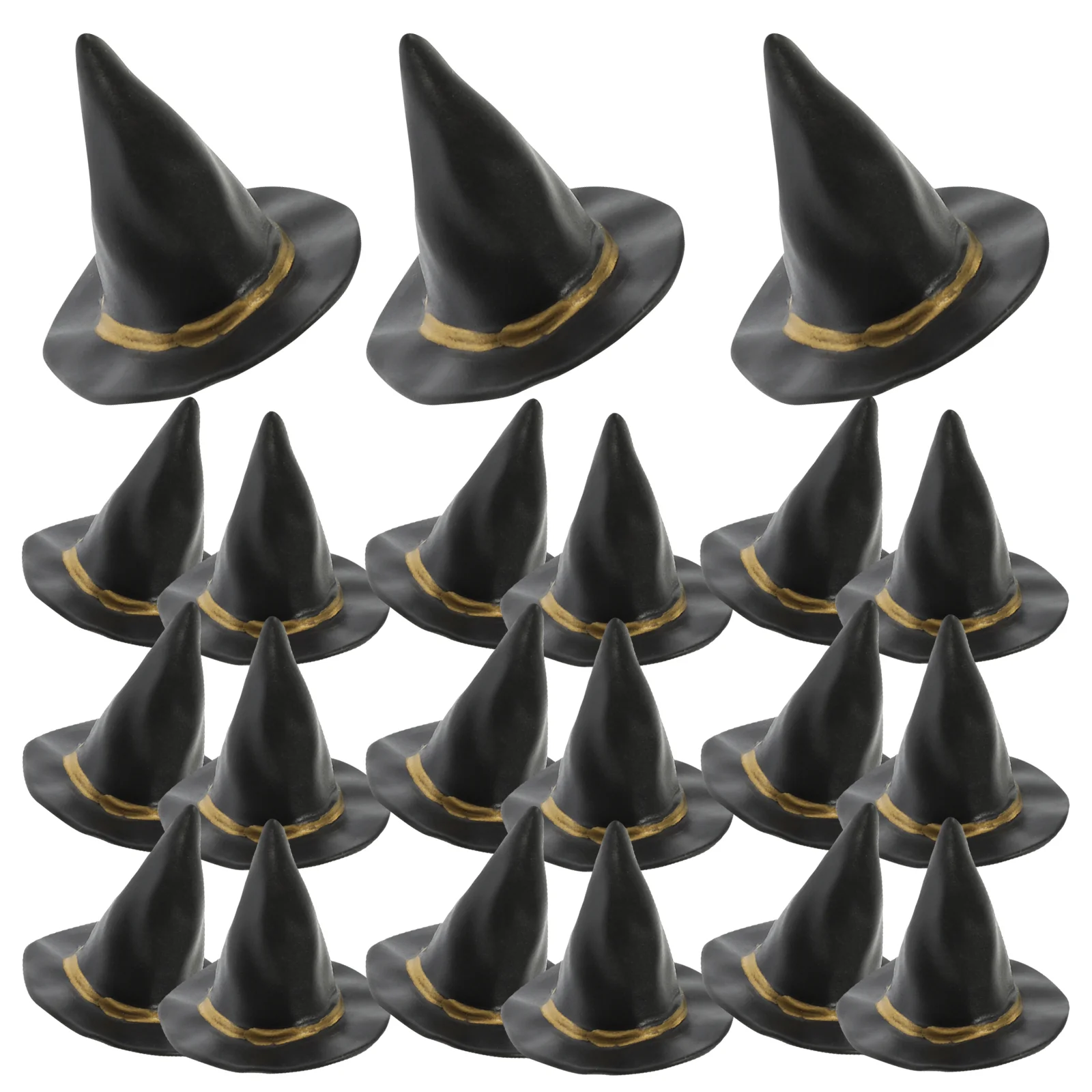 24шт миниатюрных шляп для ведьм Мини Шляпы для ведьм на Хэллоуин Реквизит для дома0