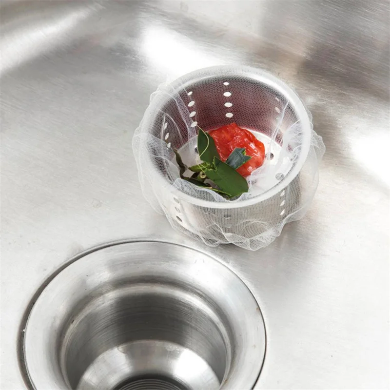 6 ШТ. Сетчатый фильтр NEWSink для кухонного мешка для мусора Предотвращает засорение раковины Фильтровальный мешок для ситечка для ванной комнаты Мешок для мусора1