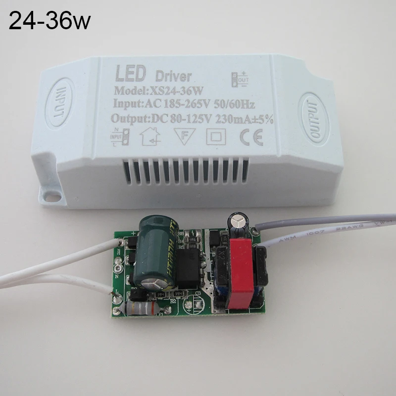 AC176-265V 230mA Светодиодный привод, Сегментированный потолочный светильник, Трансформатор постоянного тока, Источник питания для полосовой световой панели1