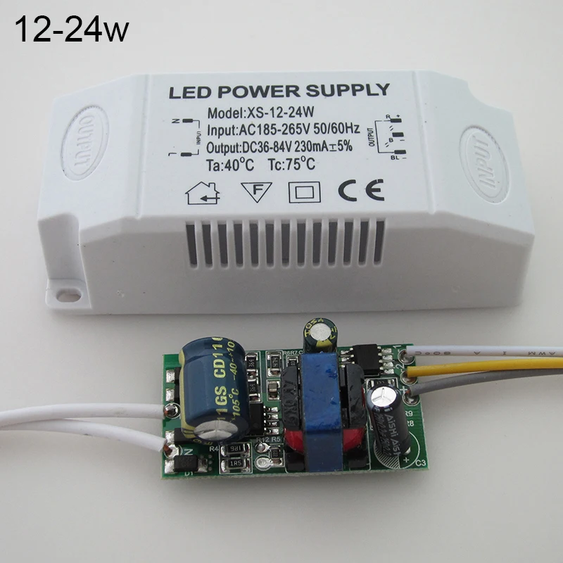 AC176-265V 230mA Светодиодный привод, Сегментированный потолочный светильник, Трансформатор постоянного тока, Источник питания для полосовой световой панели3