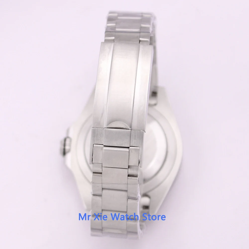 Bliger 43 мм Автоматические механические мужские часы Бизнес Люксовый бренд Керамический безель День Дата Сапфировое стекло Светящиеся наручные часы мужские4