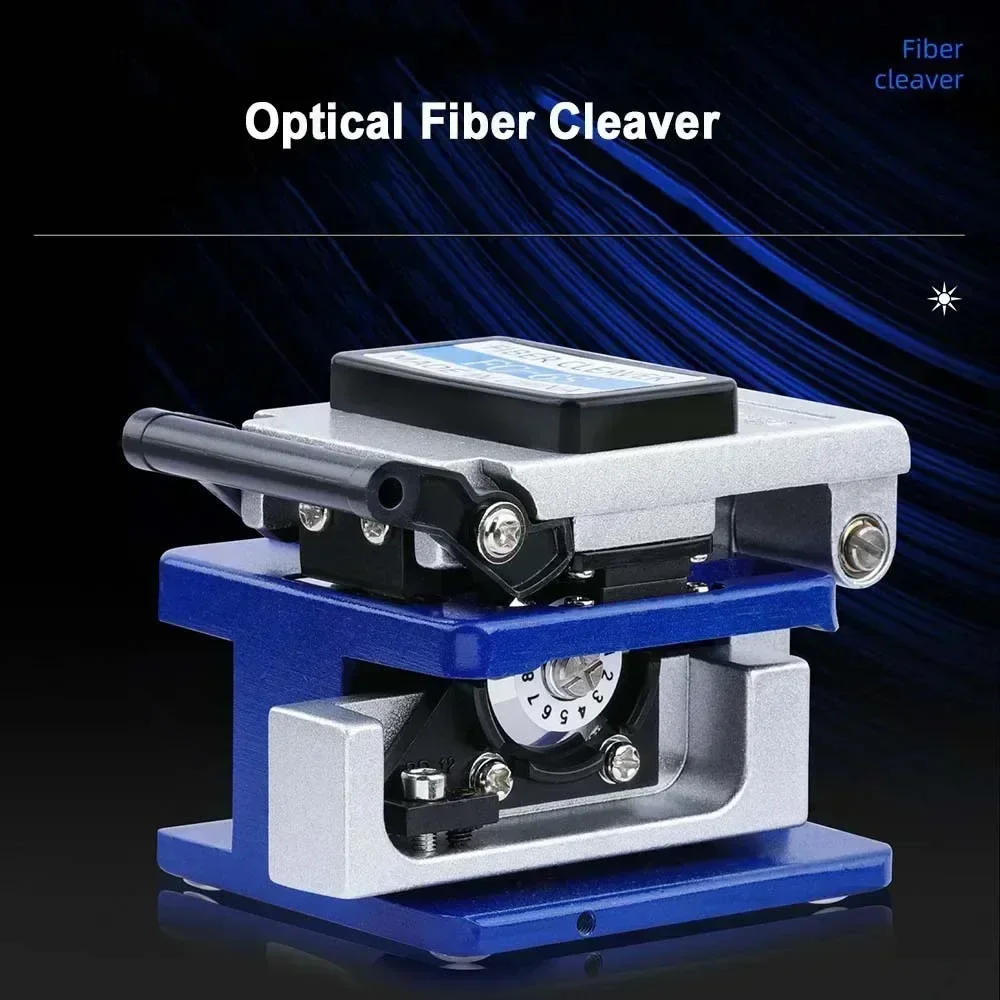 FTTH Волоконно-оптический зажим, металлический высокоточный волоконно-оптический резак, 16-стороннее лезвие, инструмент для резки материала волоконно-оптического кабеля FC-6S4