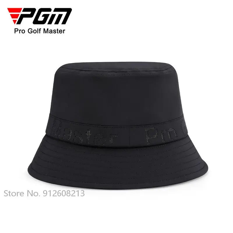 PGM Lady Fashion Golf Bucket Hats Дышащая кепка рыбака для гольфа, Солнцезащитный козырек с буквенным принтом, Солнцезащитные кепки для девочек, уличные УФ-защитные кепки4