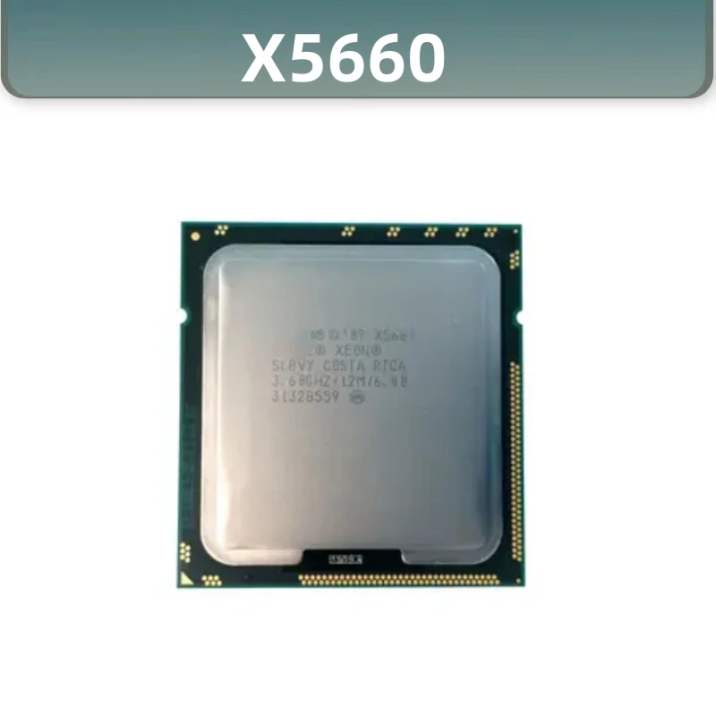 SLBV6 Xeon X5660 2,8 ГГц Шестиядерный двенадцатипоточный процессор Процессор 12M 95W LGA 1366 Шестиядерный Origianl 22 Нанометра Сервер МАЛАЙСКИЙ 6 МБ0