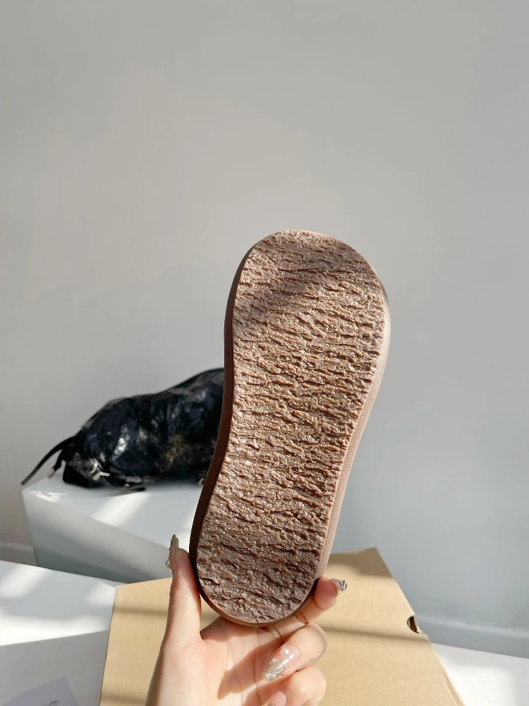 U Бренд 2023, женские зимние ботинки из овечьей шерсти и бархата, сохраняющие тепло, короткие ботильоны на плоской подошве, универсальная зимняя хлопковая обувь в корейском стиле5