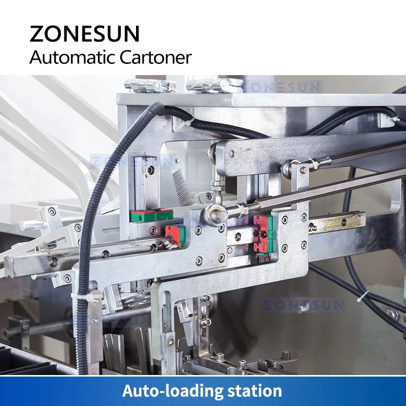 ZONESUN Автоматический картонажный станок для склеивания картонных папок, машина для складывания горизонтальной картонажной машины, картонажный станок с боковой загрузкой ZS-ZH1203