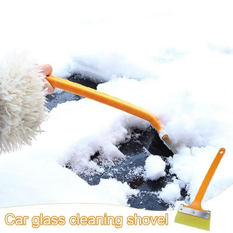 Автомобильный скребок для льда, Многофункциональный Скребок для стеклоочистителя, Прочное средство для автоматической чистки окон, Антикоррозийная Автомобильная лопата для снега2