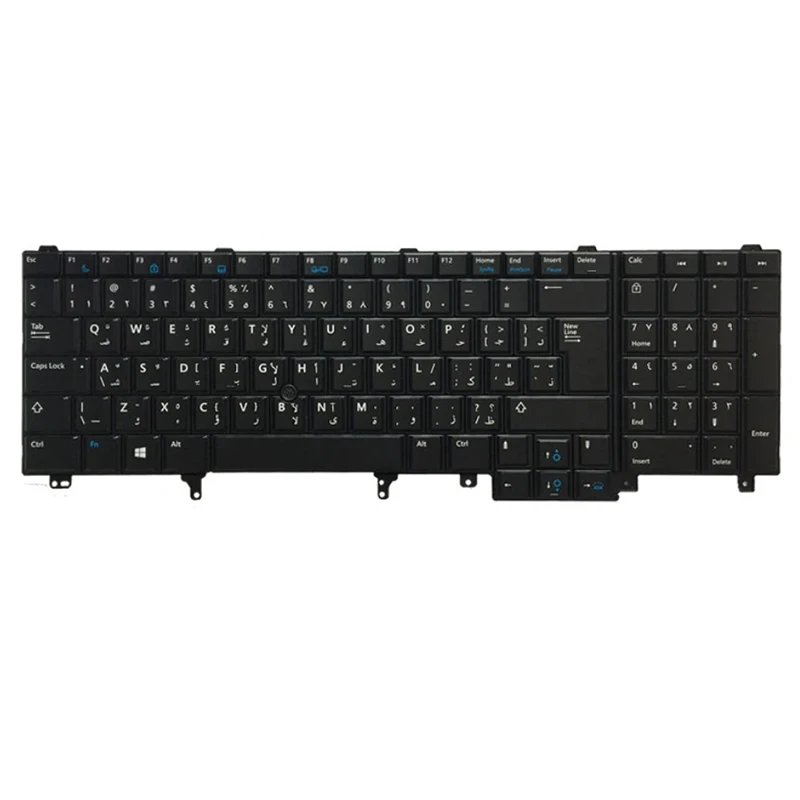 Арабская/Бельгийская Новая Клавиатура для Ноутбука Dell Latitude E6520 Teclado E6530 E6540 E5520 E5520M E5530 Клавиатура-Указатель с подсветкой2
