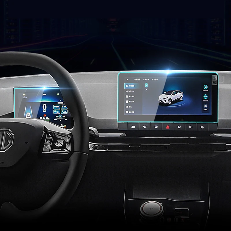 Для MG MG4 EV 2022 Панель передач Приборная панель Навигация Экран салона автомобиля защитная пленка из ТПУ от царапин Наклейка Protect0