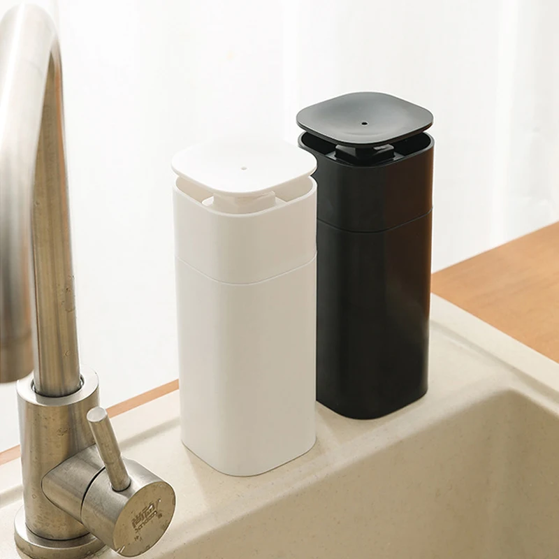 Дозатор для пустых бутылок в ванной многоразового использования с пресс-насосом для мыла шампуня лосьона для душа Портативная бутылка для мытья рук1