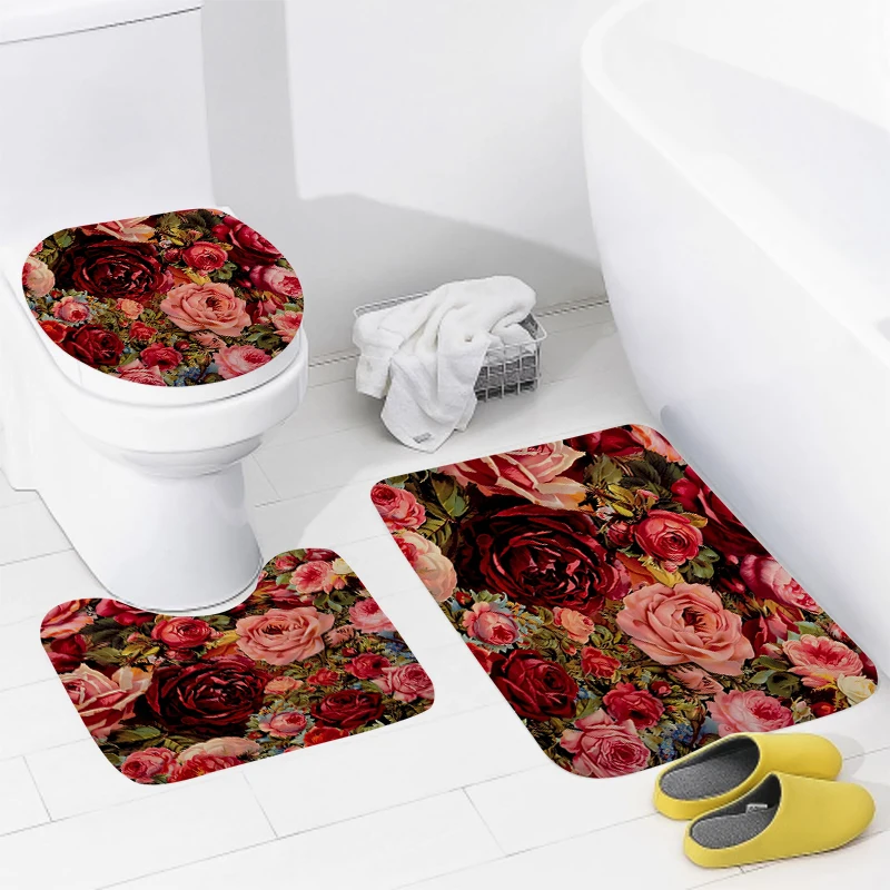 домашние коврики для ванной комнаты, современный коврик для ног в скандинавском стиле, современные аксессуары для ванной комнаты, коврик для унитаза, противоскользящий ковер для ванны4