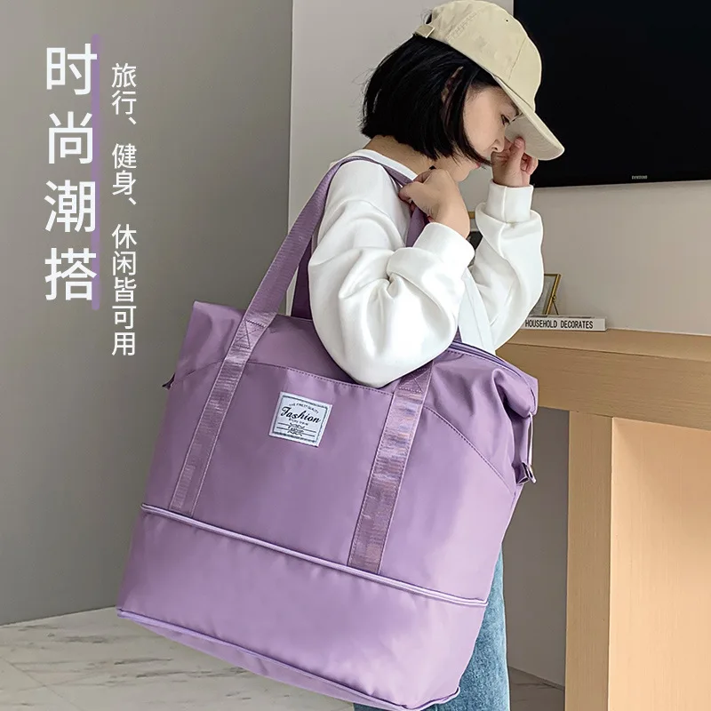 Дорожная сумка Женская сумка для хранения большой емкости, Складная дорожная сумка для хранения, сумка для багажа на короткие расстояния, ручная сумка для доставки, сумка3