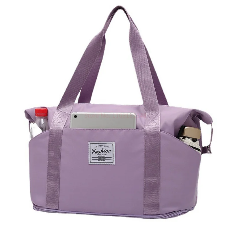 Дорожная сумка Женская сумка для хранения большой емкости, Складная дорожная сумка для хранения, сумка для багажа на короткие расстояния, ручная сумка для доставки, сумка4