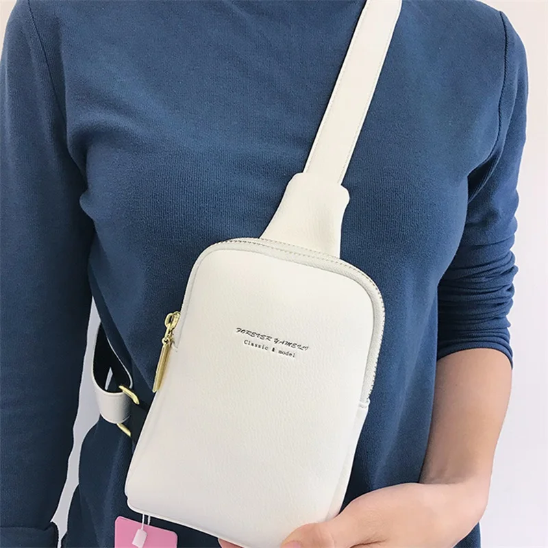 Женская маленькая сумка через плечо, мини-сумка для мобильного телефона из искусственной кожи на одно плечо со съемным ремешком0