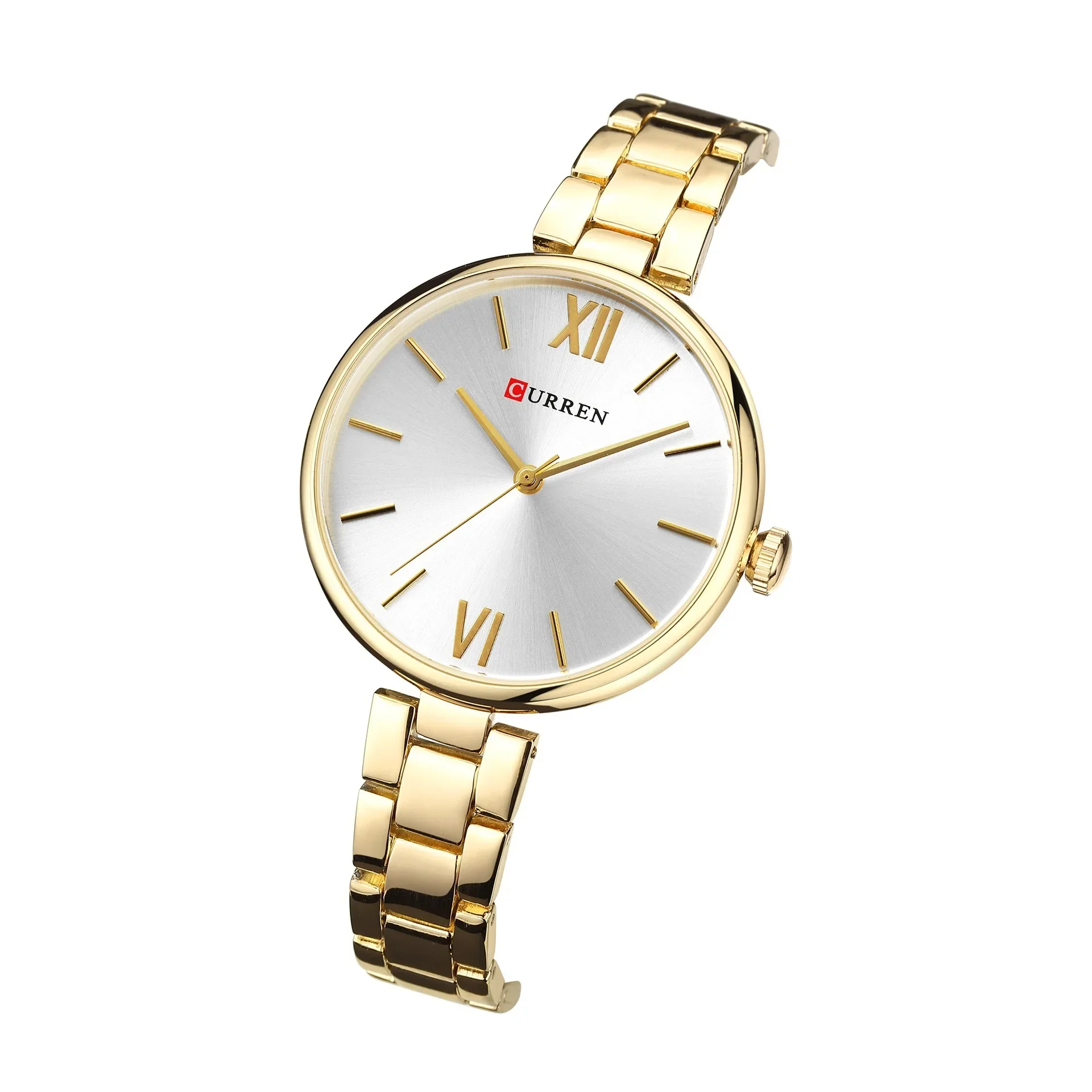 Женские часы Curren 9017 со стальным ремешком, женские водонепроницаемые кварцевые часы, модные женские часы3