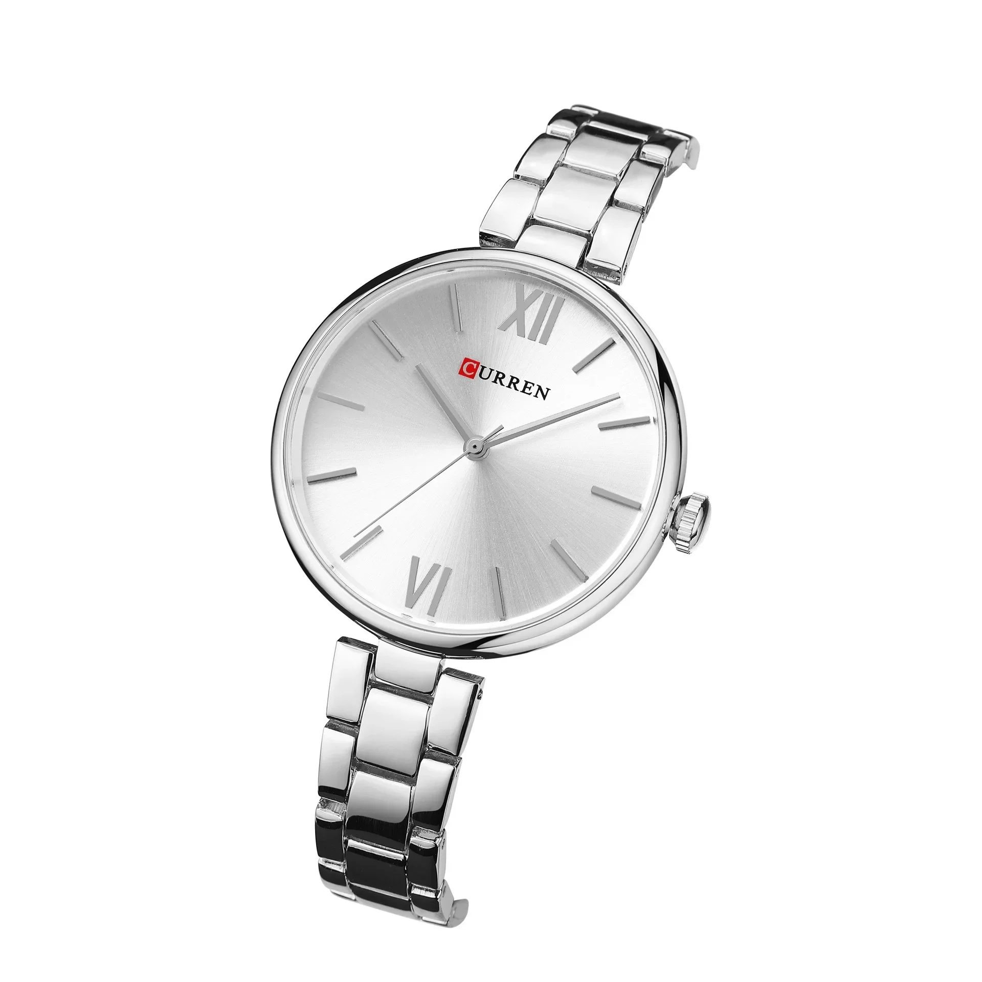 Женские часы Curren 9017 со стальным ремешком, женские водонепроницаемые кварцевые часы, модные женские часы4