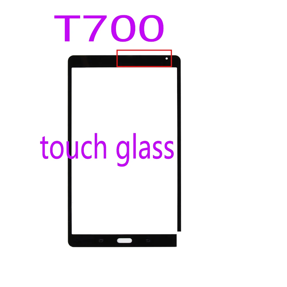 Замена экрана 8,4 дюйма Для Samsung Galaxy Tab S 8,4 SM-T700 SM-T705 Запчасти для Ремонта Передней Стеклянной панели с Сенсорным Экраном3