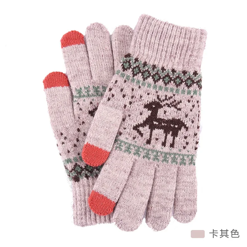 Зимние перчатки Мужские Женские Перчатки с полными пальцами Мужские Сенсорные Спортивные перчатки на открытом воздухе Теплые Термальные Флисовые Лыжные перчатки4