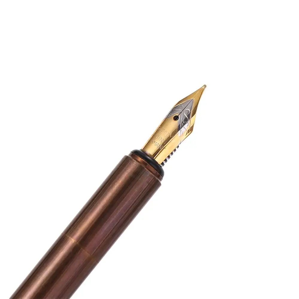 Канцелярские принадлежности для бизнеса Kawaii Роскошная металлическая EF/F /изогнутая латунная авторучка Авторучка с чернилами Ручка для письма3