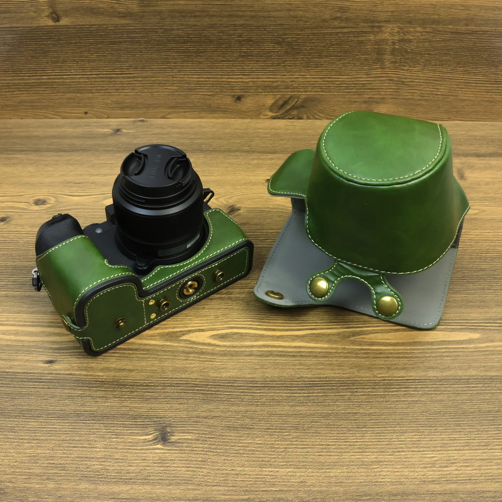 Кожаная сумка для фотоаппарата CozyShot HQ, чехол-ручка, ремешок для FUJIFILM Fuji X-S20 с объективом 15-45 мм1