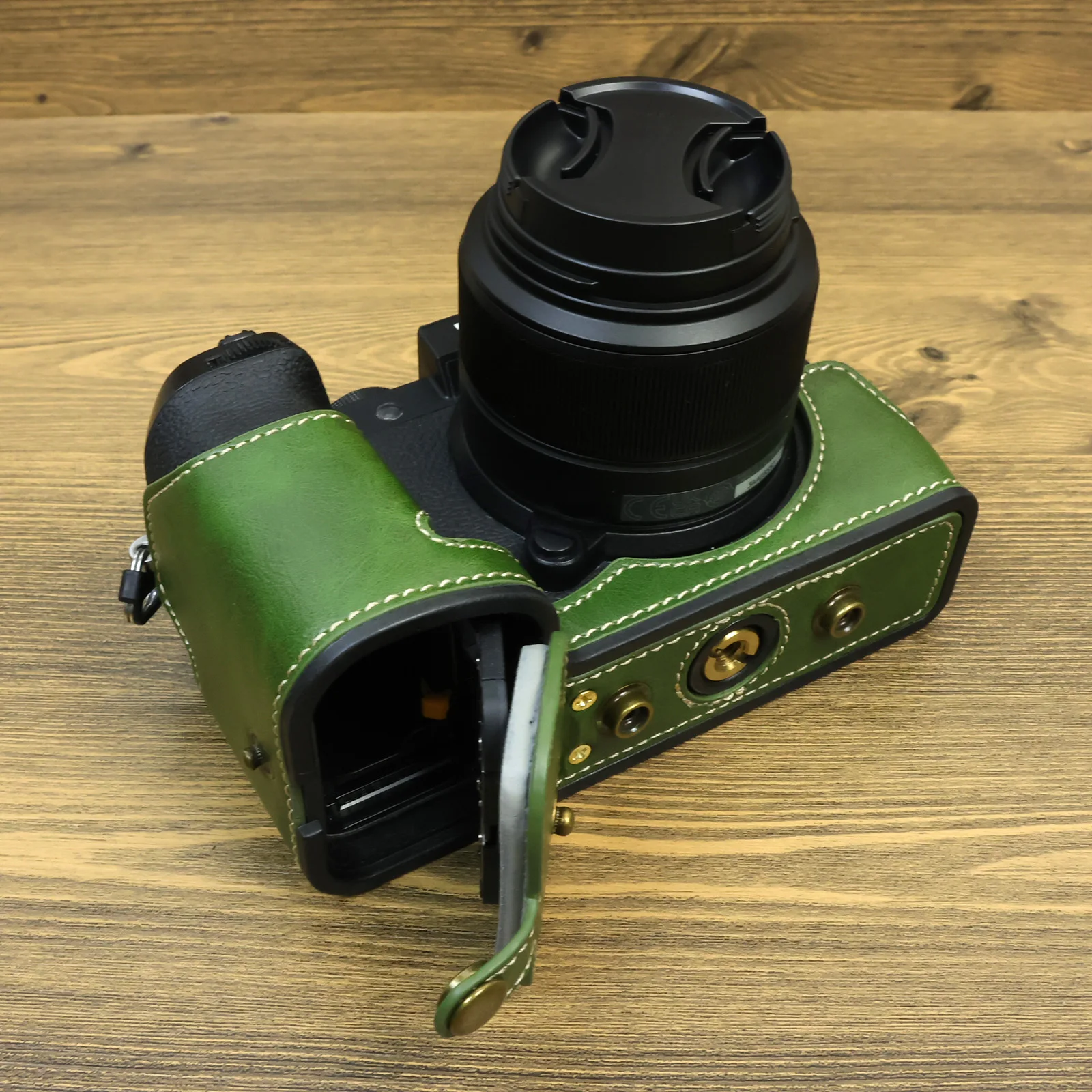 Кожаная сумка для фотоаппарата CozyShot HQ, чехол-ручка, ремешок для FUJIFILM Fuji X-S20 с объективом 15-45 мм2