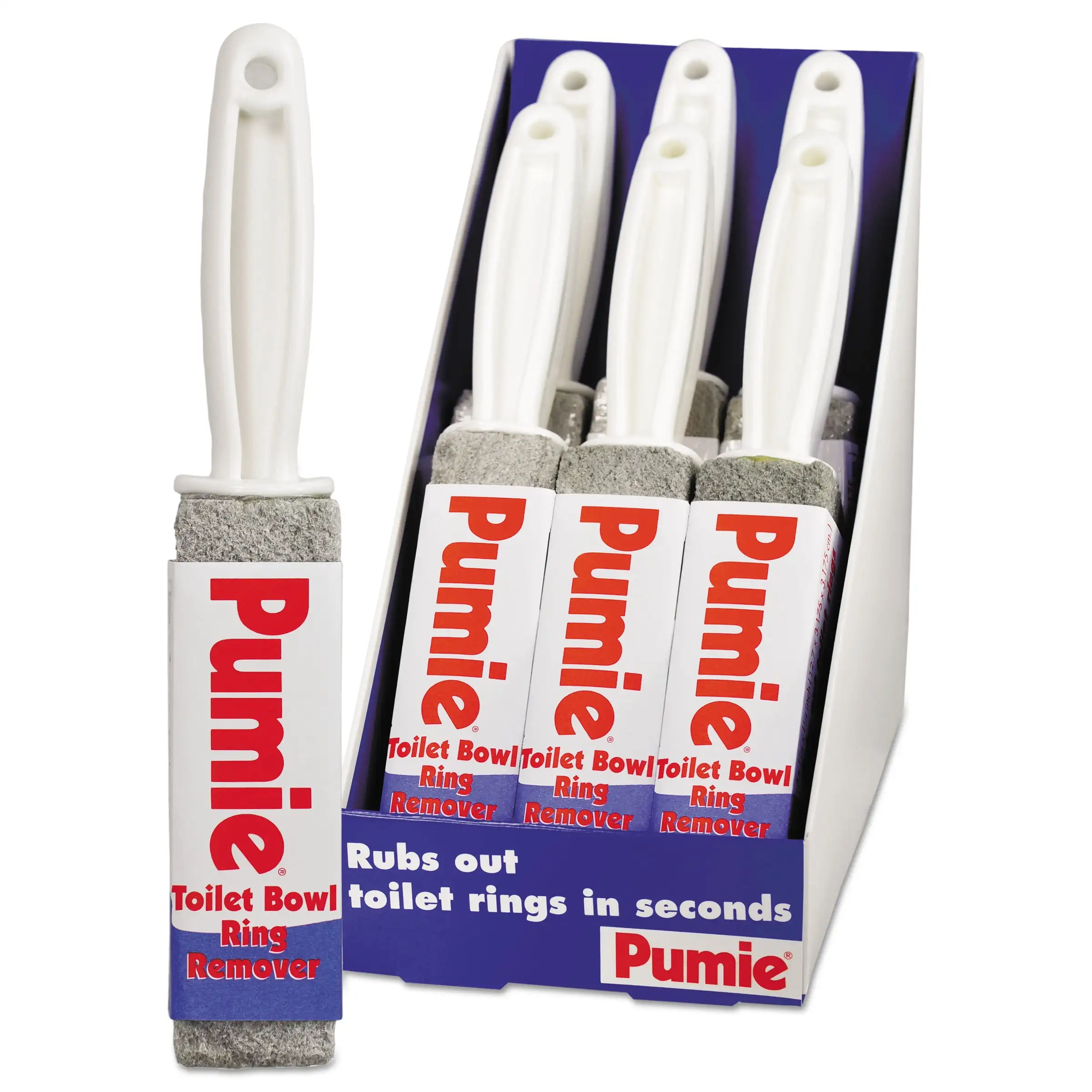 Кольцо для унитаза Pumie remver с ручкой, пемза, серое0