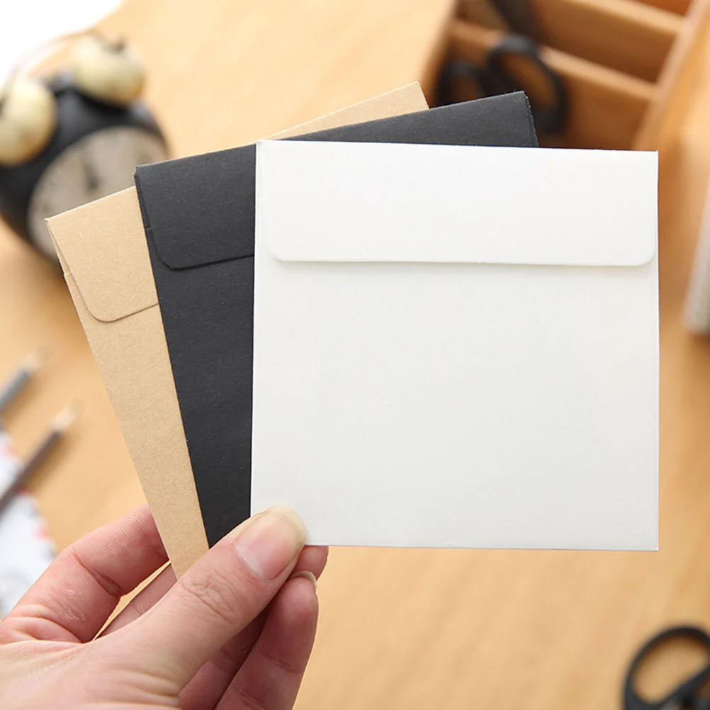 Коричневые маленькие конверты из Крафт-бумаги Подарочные карты Конверты для хранения мелочей Монеты Подарочные карты из крафт-бумаги2