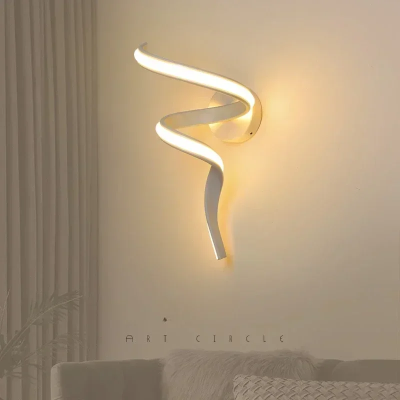 Креативный настенный светильник 2023 года, Новый простой современный светильник для прохода, прикроватная лампа для спальни и гостиной0