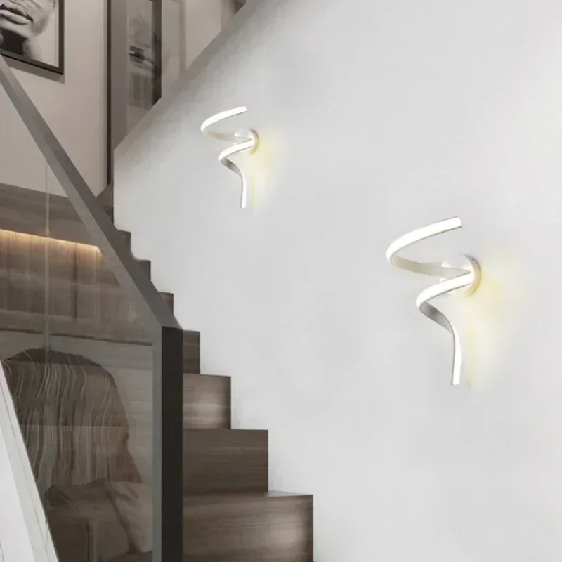 Креативный настенный светильник 2023 года, Новый простой современный светильник для прохода, прикроватная лампа для спальни и гостиной5