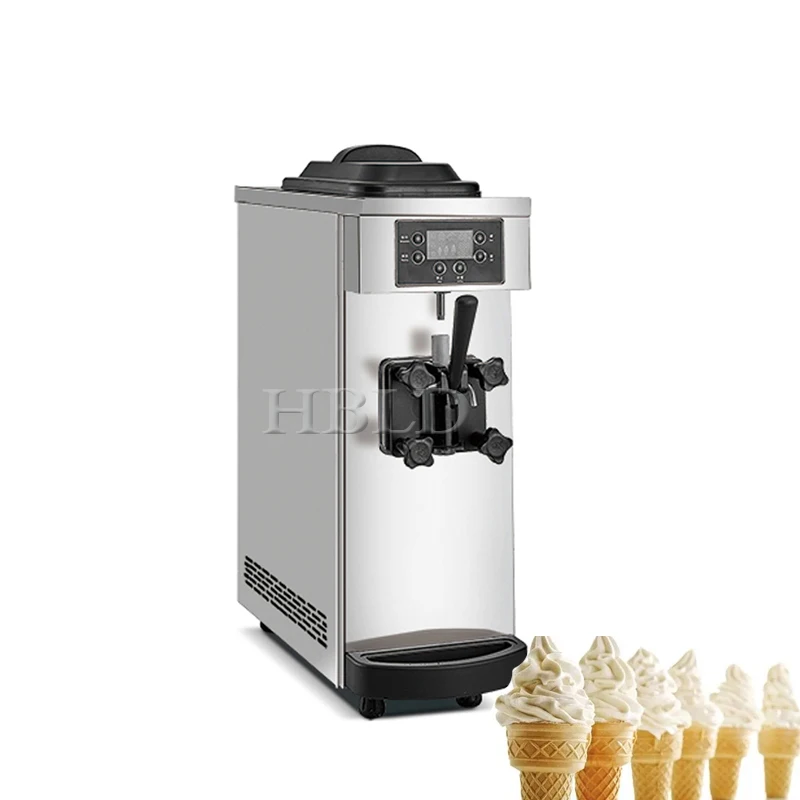 Многофункциональный коммерческий автомат по продаже мороженого и йогурта в рожках из нержавеющей стали 3040