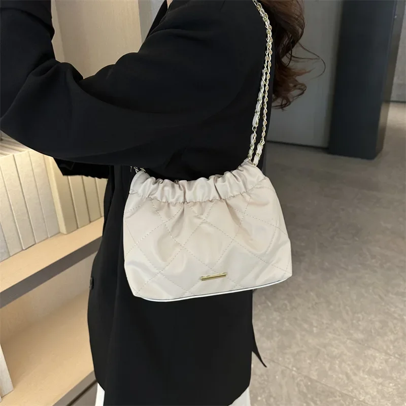 Модная женская сумка на цепочке Unistybag, роскошная сумка через плечо, женская сумка-ведро, дизайнерские сумки подмышками, сумка-тоут, кошелек3