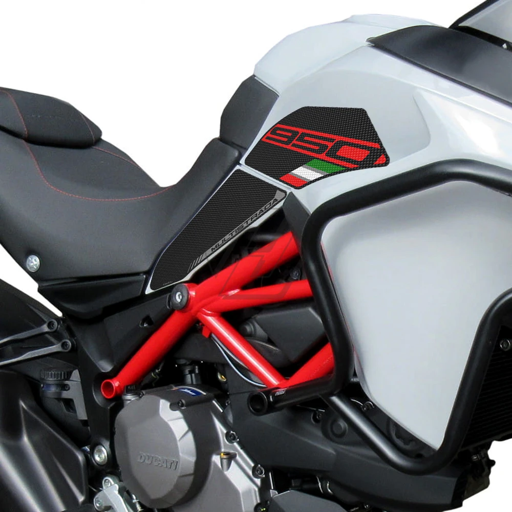 Мотоциклетная противоскользящая накладка на боковой бак, защитный коврик для захвата колена для Ducati Multistrada 950 950S 2019-20222