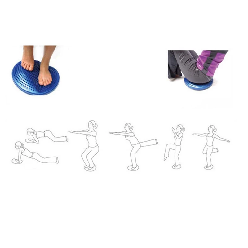 Мячи для йоги, Массажный коврик, Надувная подушка для баланса, Дисковый коврик, мяч для фитнеса, Реабилитационный коврик1