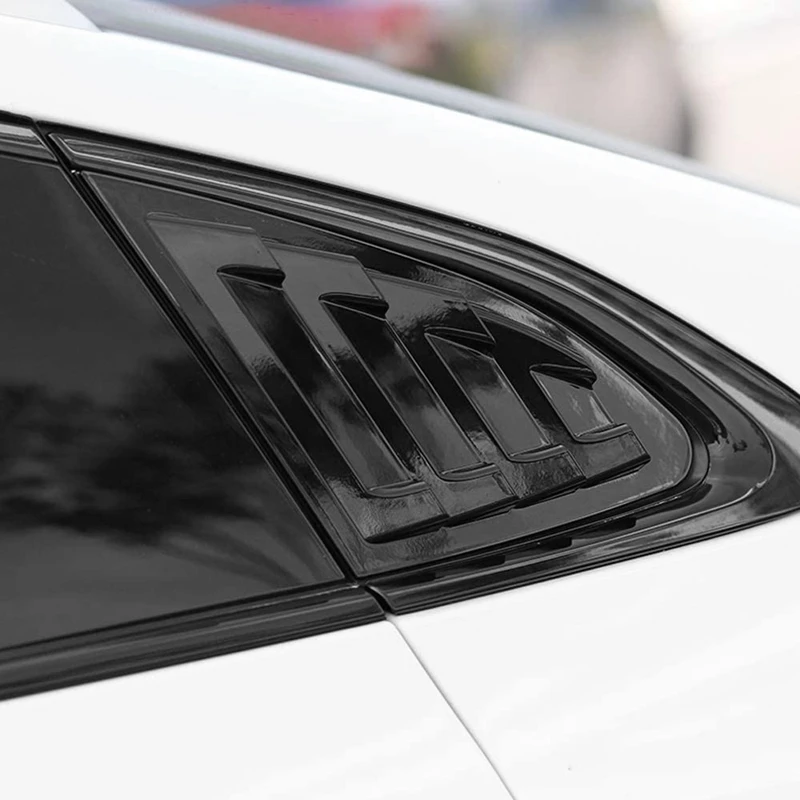 Накладка жалюзи на заднее стекло автомобиля для Chevrolet Malibu 2016 2017 2018 2019 Отделка вентиляционного отверстия сбоку окна4
