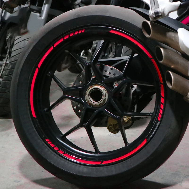 Наклейки на колеса мотоциклов, 17/18-дюймовый Светоотражающий обод для Ktm Duke 790 Ducati Panigale V2 Domo Kun Mt09 20220