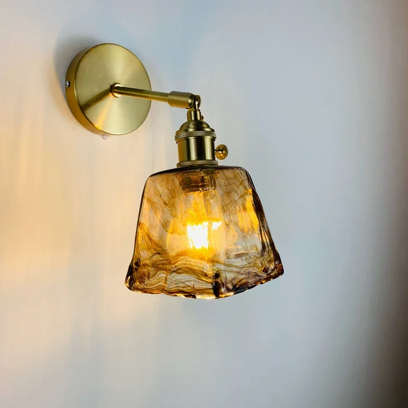 Настенный светильник PLLY Nordic из латуни, прикроватная лампа для гостиной, спальни, современный гостиничный коридор, настенный светильник для прихожей4
