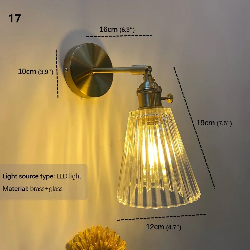 Настенный светильник PLLY Nordic из латуни, прикроватная лампа для гостиной, спальни, современный гостиничный коридор, настенный светильник для прихожей5