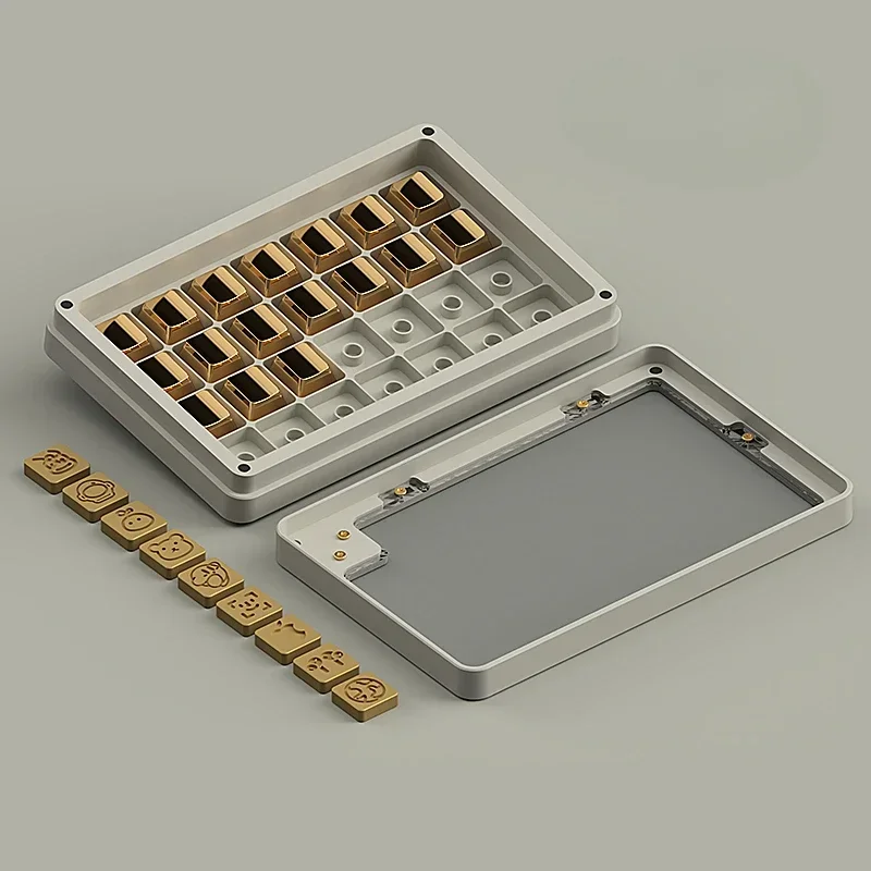 Настраиваемый ящик для хранения магнитных колпачков для ключей Материалы с 3D-печатью Персонализированные Металлические Колпачки для ключей Идеальное решение для организации и защиты0