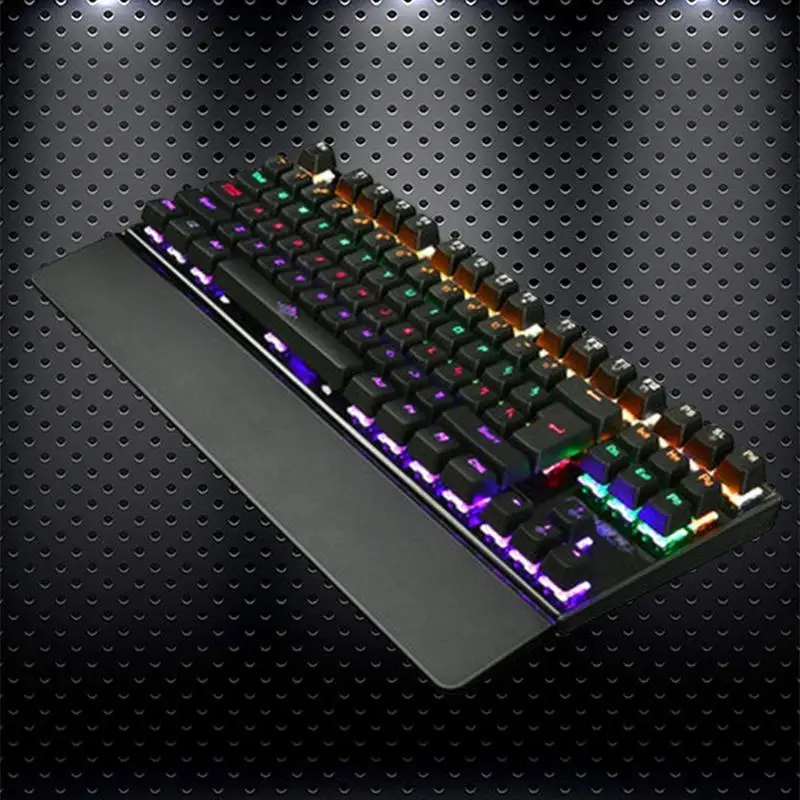 Непревзойденный игровой опыт со светящейся механической клавиатурой - игровая клавиатура Green Shaft5