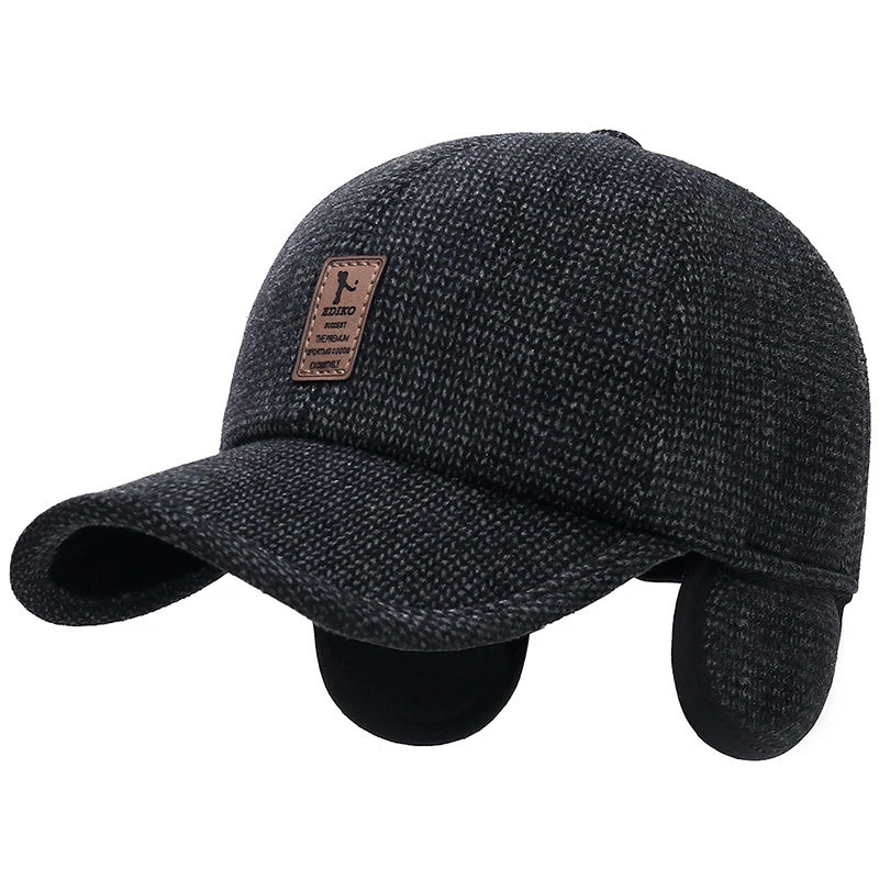 Новая зимняя кепка, мужская бейсболка, ушанки Gorra Hombre, уличная теплая утепленная кепка, брендовая бейсболка Snapback для взрослых3