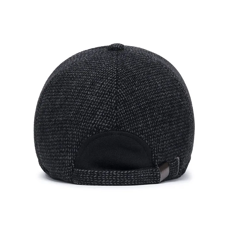 Новая зимняя кепка, мужская бейсболка, ушанки Gorra Hombre, уличная теплая утепленная кепка, брендовая бейсболка Snapback для взрослых5
