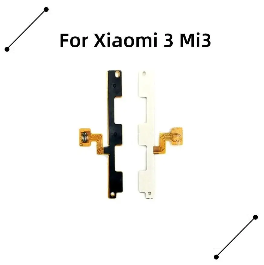 Новые кнопки включения /выключения и увеличения/ уменьшения громкости для замены гибкого кабеля для телефона Xiaomi 3 Mi30