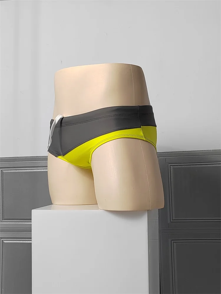 Новый брэндинг BOYTHOR Расширенная настройка мужские плавки с низким подъемом Сексуальная защита от воздействия чистого цвета3
