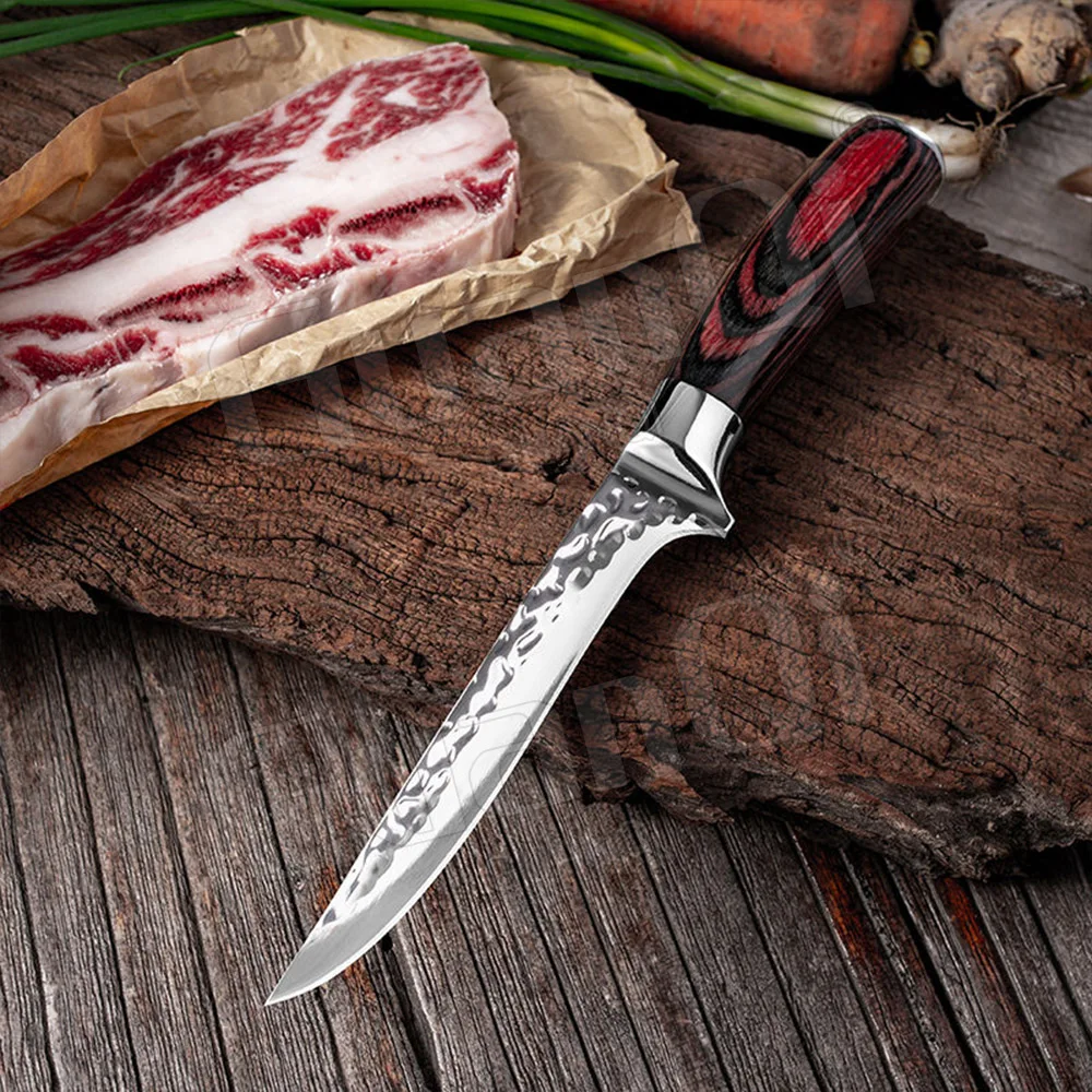 Нож для обвалки, Рыболовный Охотничий нож сербского шеф-повара, нож для нарезки мяса, рыбы, овощей, ножницы для резки1
